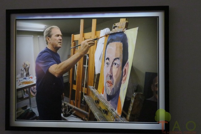 George W Bush painting