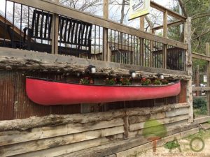 Dawt Mill canoe planter