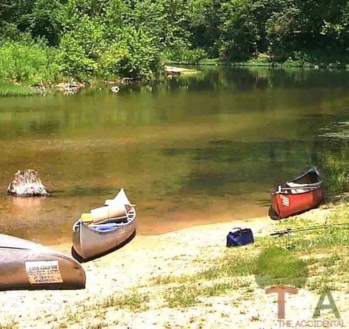 fun float trip gravel bar