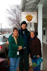 Abe Lincoln, Sally and Barb