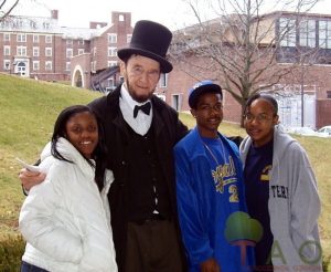 Abe Lincoln at Lincoln University