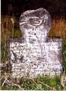 dove folk art tombstone