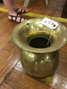 brass spittoon