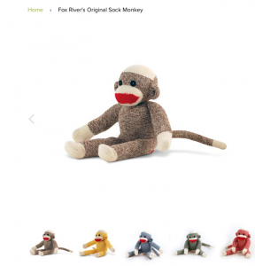 Fox Sox sock monkey