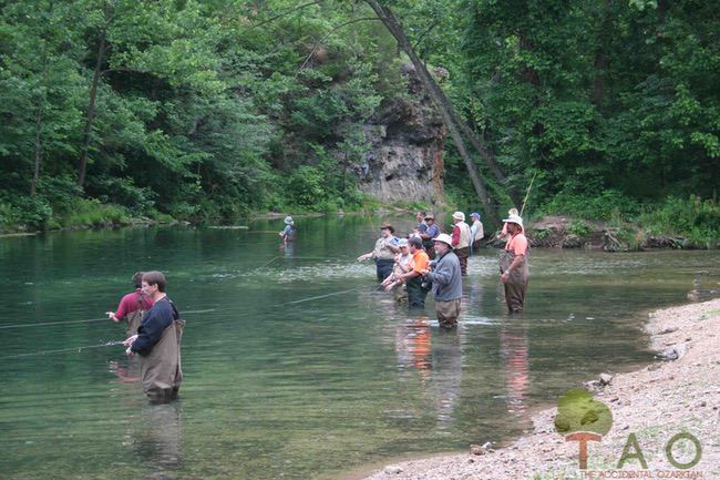 Bennett Spring anglers day trips ozarks