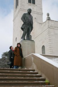 Winston Churchill statue in Fulton