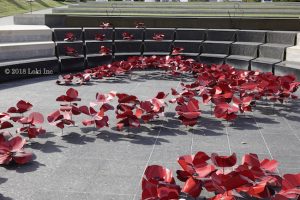 poppy sculpture KC WW1