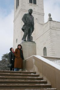Winston Churchill statue fulton