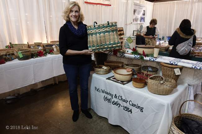 Pat's weaving and caning