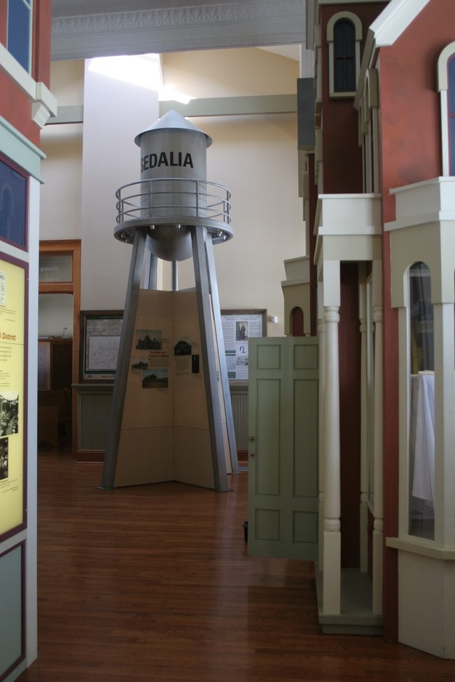 katy Depot water tower replica