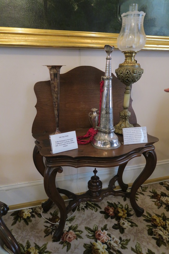 Cole County Historical Society Museum Caliborne Jackson table