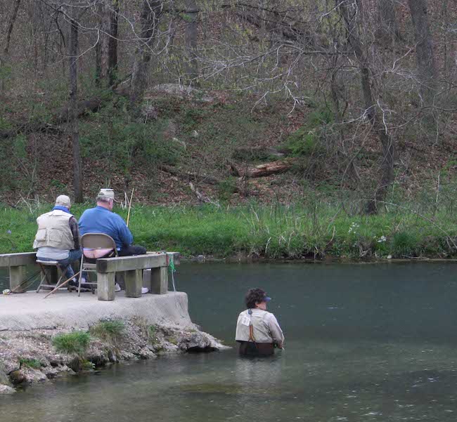 Bennett Spring fishing