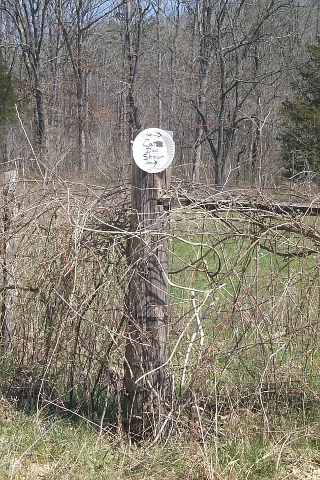 dog show sign ozarks