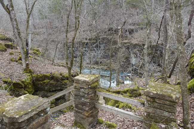 Greer Spring viewing area