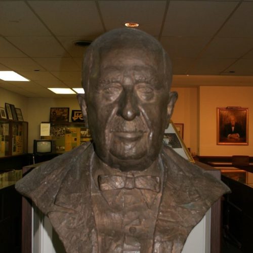 J.C. Penney bust at museum