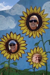 Donald Trump sunflower