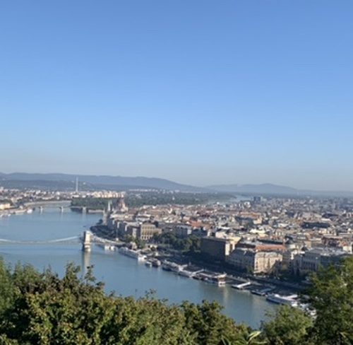 Budapest city view