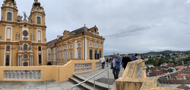 Melk Abbey from top