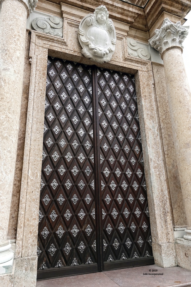 door at St Michaels passau