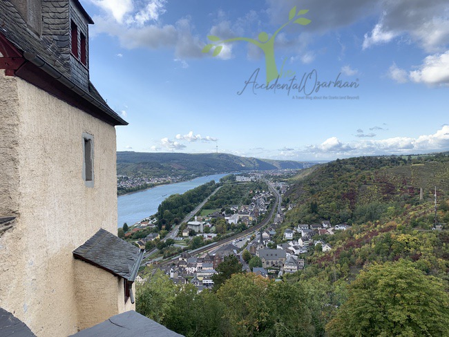 View of river Marksburg Castle