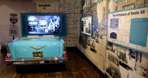 Route 66 section of history museum in Springfield Museum
