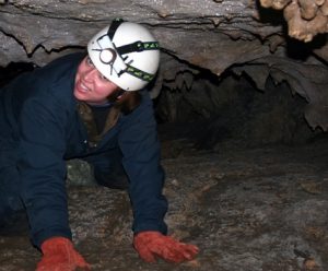Ozarkian in cave in Missouri