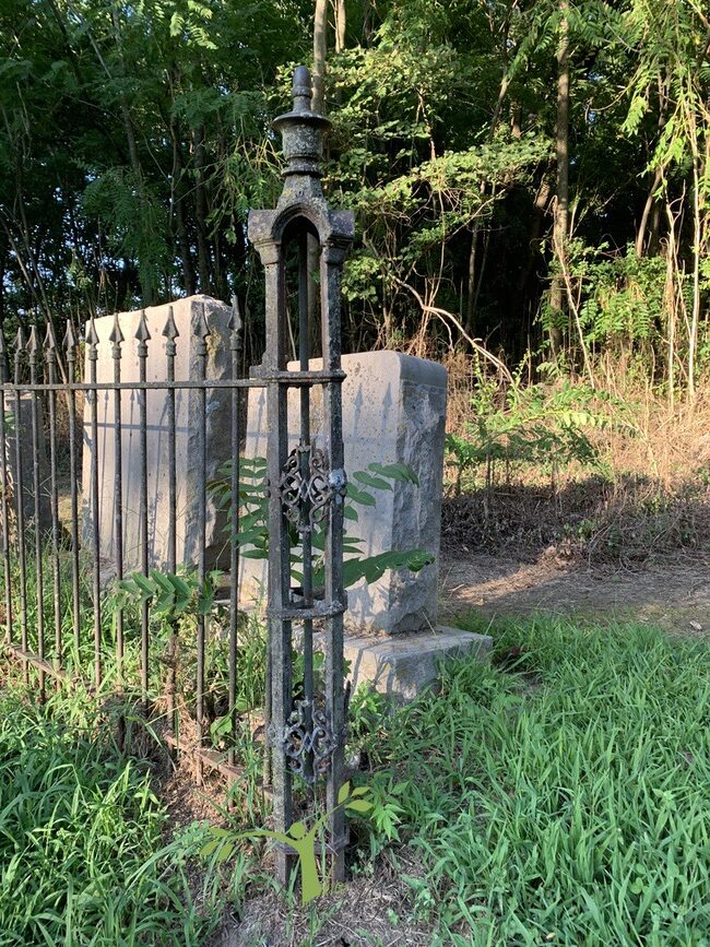 Civil War Cemetery fence