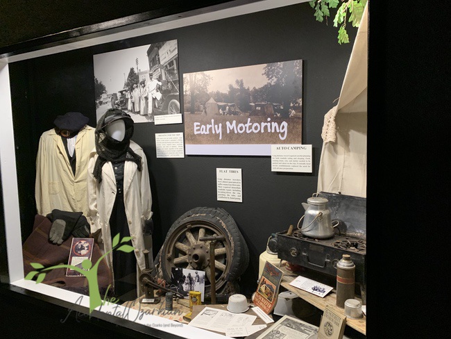 Route 66 Museum early motoring display