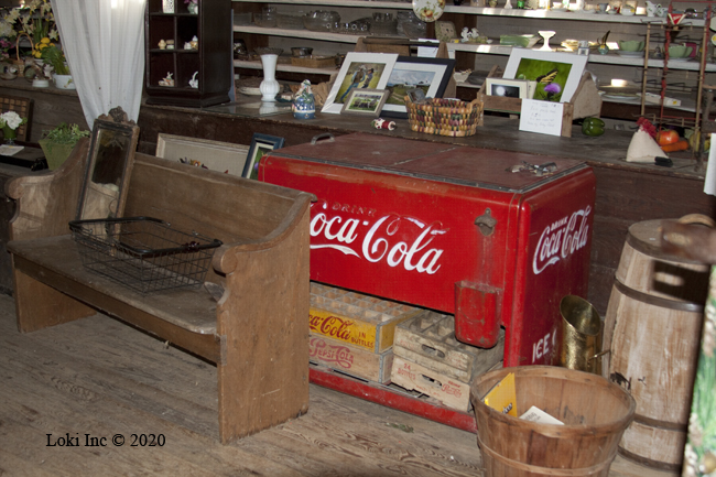 hodge podge of stuff at Topaz General Store