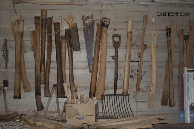 hickory axe handles Topaz Mill General Store