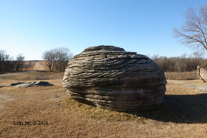 Concretion rock in Kansas