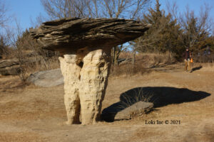 Mushroom Rock in Kansas