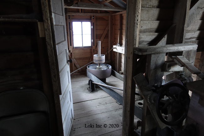 corn grinding room Topaz Mill