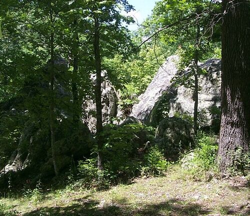 Blossom Rocks at Lane Spring Recreation Area