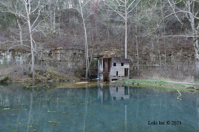 Mill from across the mill pond