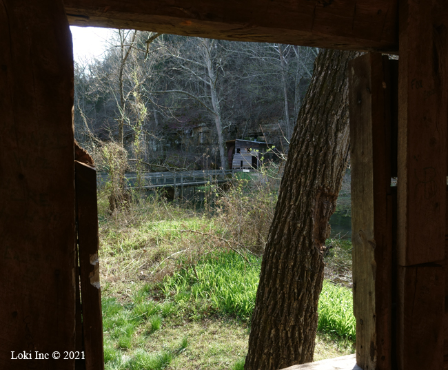 Mill view from Brown's house window