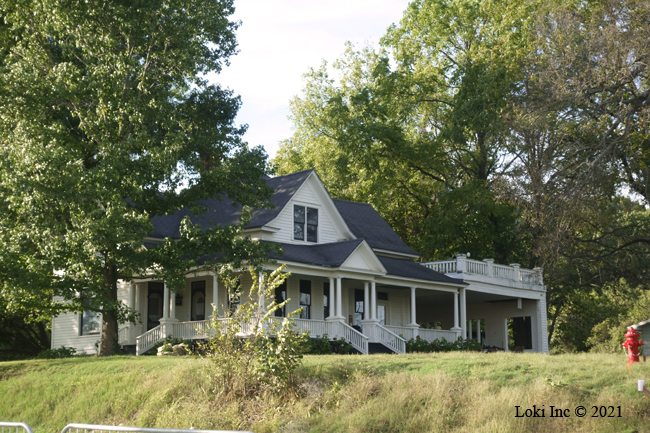 Hawkins Home across from Ozark Mill