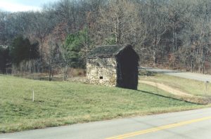 Side view of slave quarters at Paydown