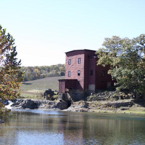 Dillard Mill from across the mill pond