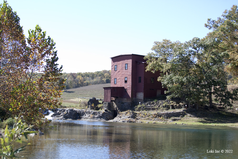 Dillard Mill from across the mill pond