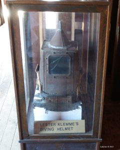 Lester Klemme diving helmet Dillard Mill