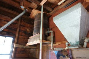 Sorgum machinery feed tank and hopper Dillard Mill