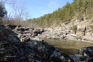 Rocky Creek from the bottom of the mill