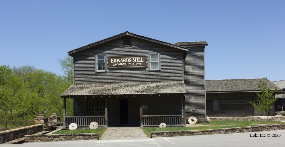 Front view of Edwards Mill