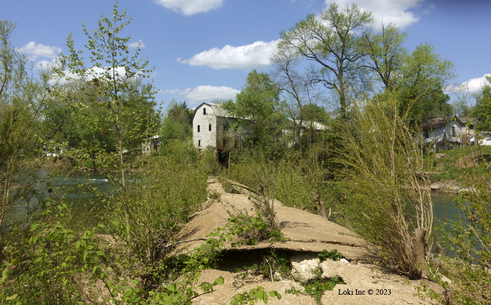 Cedar Hill Mill dam on Big River