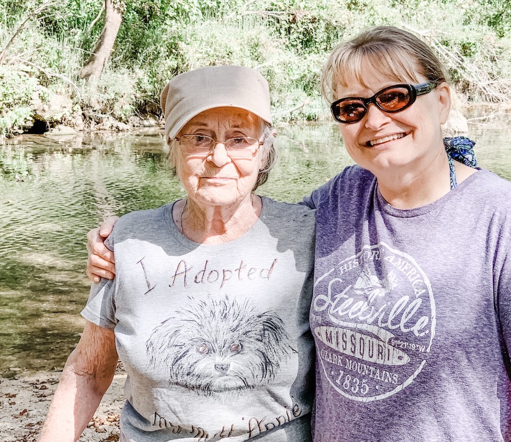 Rita Fancher and Stephanie