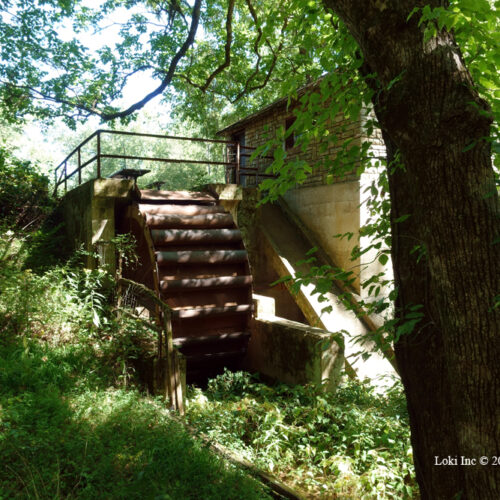 Markham Springs mill wheel and overflow