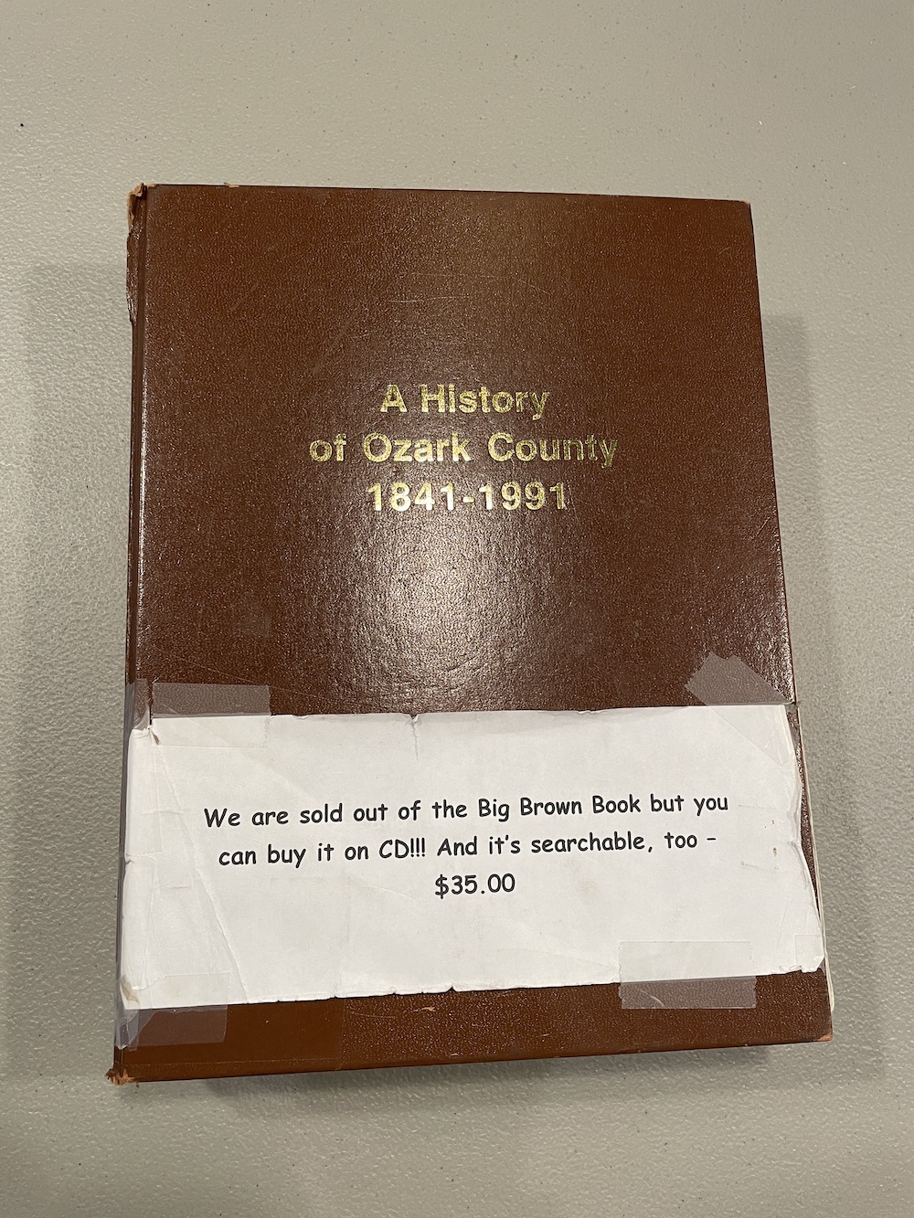 History of Ozark County book