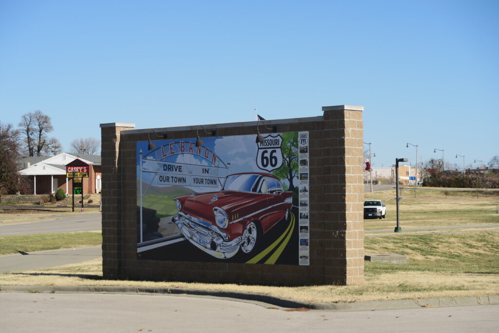 Route 66 mural Lebanon