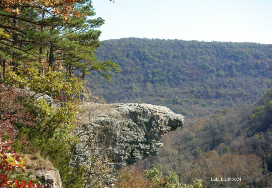 Hiking to Hawksbill Crag